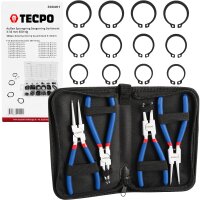 TECPO Sprengring- Seegerringzange Set 175 mm