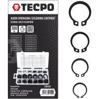 TECPO Sprengring- Seegerringzange Set 175 mm