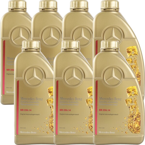 7x OE MB Automatikgetriebeöl MB 236.14, 1L