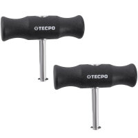 TECPO Windschutzscheibe-Reparaturset + PETEC Scheibenkleber, 2x310 ml