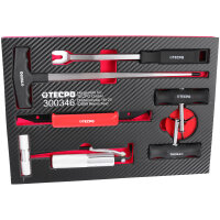 TECPO Windschutzscheibe-Reparaturset + PETEC Scheibenkleber, 2x310 ml