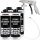 TECPO Unterbodenschutz Bitumen schwarz, 4L + BGS Druckluft Unterbodenschutz Pistole