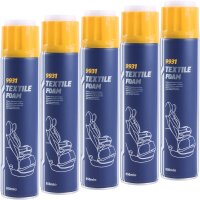 5x MANNOL 9931 Textile Foam, 650 ml