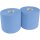 TECPO 10x Putzrolle blau 2-lagig 21x34 cm "MINI-500" (5000 Blatt)