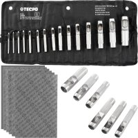TECPO Locheisen-Satz + Dichtungspapier