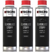 3x TECPO Öl-Verlust Stop Additiv, 300 ml