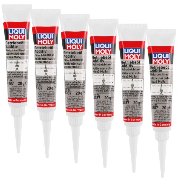 6x LIQUI MOLY 1040 Getriebeoil-Additiv, 20 g