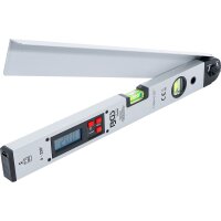 BGS Digitaler LCD-Winkelmesser mit Wasserwaage | 450 mm