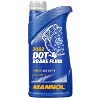 Bremsleitungssatz, 4tlg. +  Bremsflüssigkeit Dot4, 1L