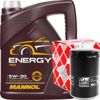 FEBI BILSTEIN Ölfilter + Schraube + MANNOL 5W-30...