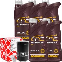 FEBI BILSTEIN Ölfilter + Schraube + MANNOL 5W-30...