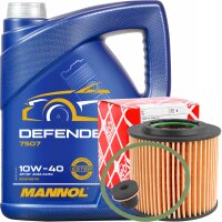 FEBI BILSTEIN Ölfilter + Schraube + MANNOL Defender...