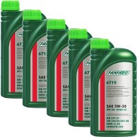 FEBI BILSTEIN Ölfilter + FANFARO 6719 5W-30, 5x1 Liter