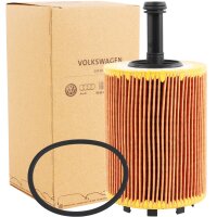 OE VAG Ölfilter + CASTROL 5W-30 EDGE TITANIUM FST, 5 Liter