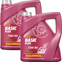 2x MANNOL Basic Plus 75W-90 GL-4+, 4L