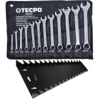 TECPO Maul-Ringschlüssel-Satz SW 1/4"-...
