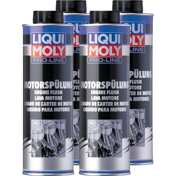 4x LIQUI MOLY 2427 Pro-Line Motorspülung, 500 ml