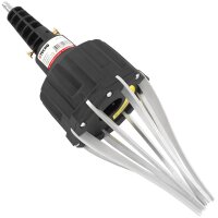 TECPO Druckluft-Montagewerkzeug + Klemmazange + 8x Achsmanschetten Schellen