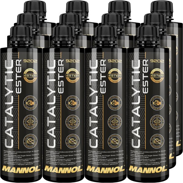 12x MANNOL 9202 Katalysator Ester Reiniger Lambdasondenreiniger, 450 ml