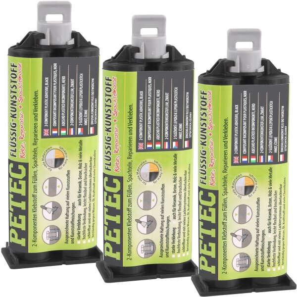 3x PETEC Flüssigkunststoff 50 ml