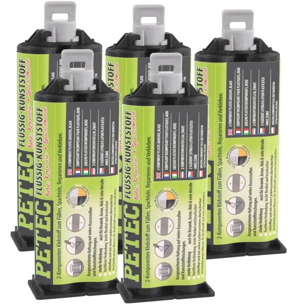 5x PETEC Flüssigkunststoff 50 ml