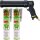 BGS Druckluft-Kartuschenpresse + PETEC K&D Karosserie Klebe- und Dichtmasse grau, 2x 310 ml