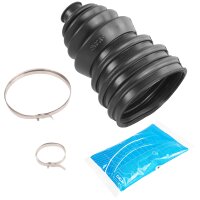 TECPO Druckluft-Montagewerkzeug für Achsmanschetten 20-150 mm + SKF Universal Manschetten-Kit, 12-tlg.