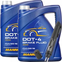 MANNOL Bremsflüssigkeit Brake Fluid DOT-4, 10L +...