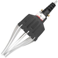 TECPO Druckluft-Montagewerkzeug + Klemmazange + 12x Achsmanschetten Schellen