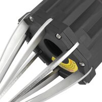 TECPO Druckluft-Montagewerkzeug + Klemmazange + 12x Achsmanschetten Schellen