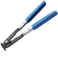 TECPO Druckluft-Montagewerkzeug + Klemmazange + 12x Achsmanschetten Schellen