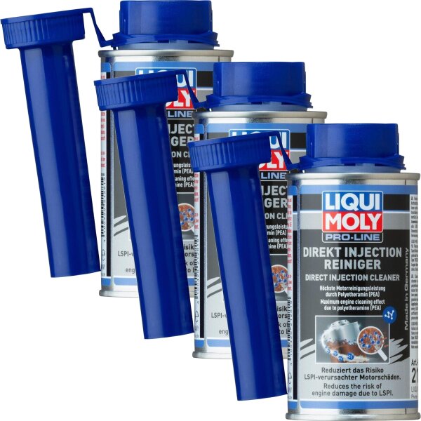 3x LIQUI MOLY Pro-Line Injection Reiniger, 120 ml
