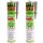 2x PETEC K&D Karosserie Klebe- und Dichtmasse grau, 310 ml