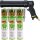 BGS Druckluft-Kartuschenpresse + PETEC K&D Karosserie Klebe- und Dichtmasse grau, 3x 310 ml