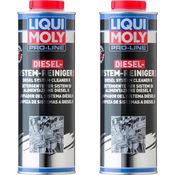 2x LIQUI MOLY Pro-Line Diesel System Reiniger, 1L