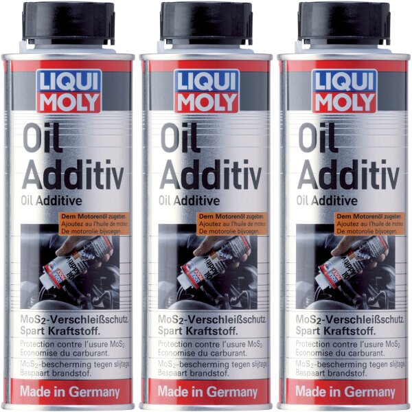 3x LIQUI MOLY 1012 Oil Additiv, 200 ml