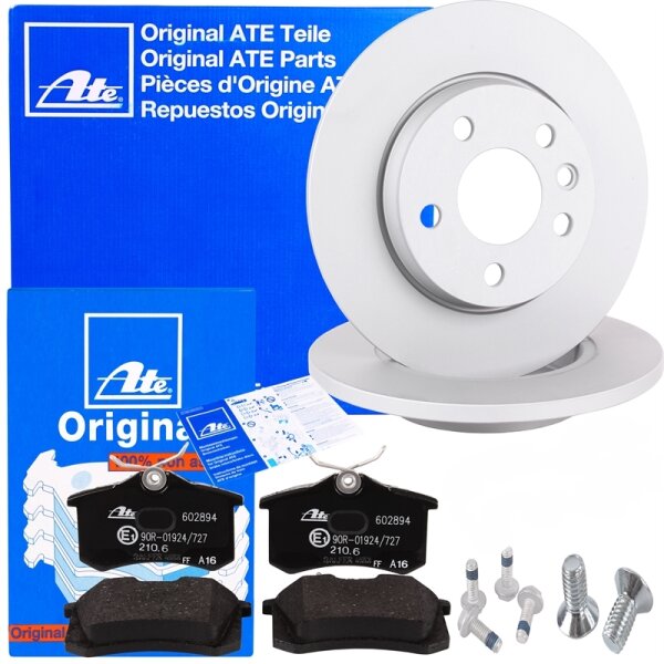 ATE Bremsen Set, Bremsbeläge mit Bremsscheiben