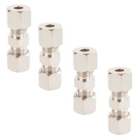 4x Verbinder für 4.75 mm 3/16  Bremsleitung ohne...