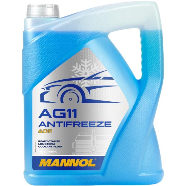 MANNOL Antifreeze AG11 (- 40°C) Blau, 5L