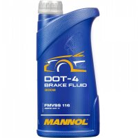 MANNOL  Bremsflüssigkeit Brake Fluid DOT-4, 5L + TECPO Doppel-Ringschlüssel-Satz