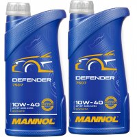 2x MANNOL Defender 10W-40 API SL/CF, 1 L