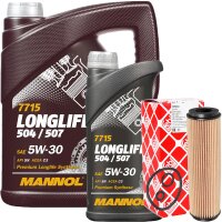 FEBI BILSTEIN Ölfilter + MANNOL Longlife 504.00 /...