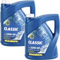 2x MANNOL Classic 10W-40 API SN/SM/CF, 5L