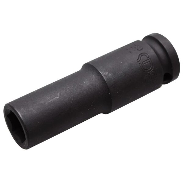BGS Kraft-Steckschlüssel-Einsatz Sechskant, tief | Antrieb Innenvierkant 12,5 mm (1/2") | SW 13 mm