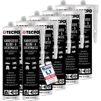 10x TECPO KKD 801 Karosserie Klebe- und Dichtmasse, 370g