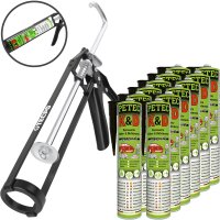 12x PETEC K&D Karosserie Klebe- und Dichtmasse 310 ml...