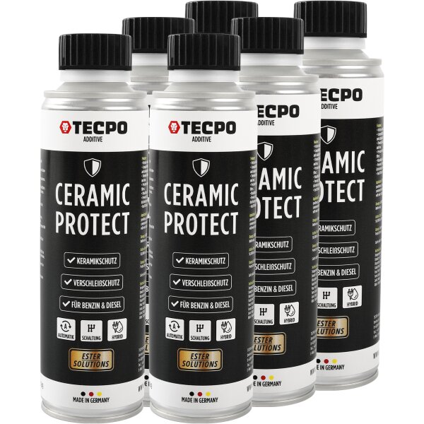 TECPO Keramik Protect ESTER 6x 300 ml Ceramic Antiverschleiß Motorschutz