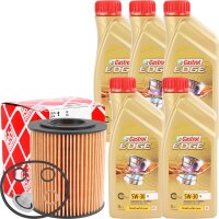 FEBI Ölfilter + Schraube + CASTROL EDGE M 5W-30...