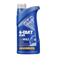 3x MANNOL 4-Takt Plus Motorrad Öl API SL, 1L