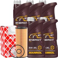 FEBI BILSTEIN Ölfilter + Schraube + MANNOL Energy...